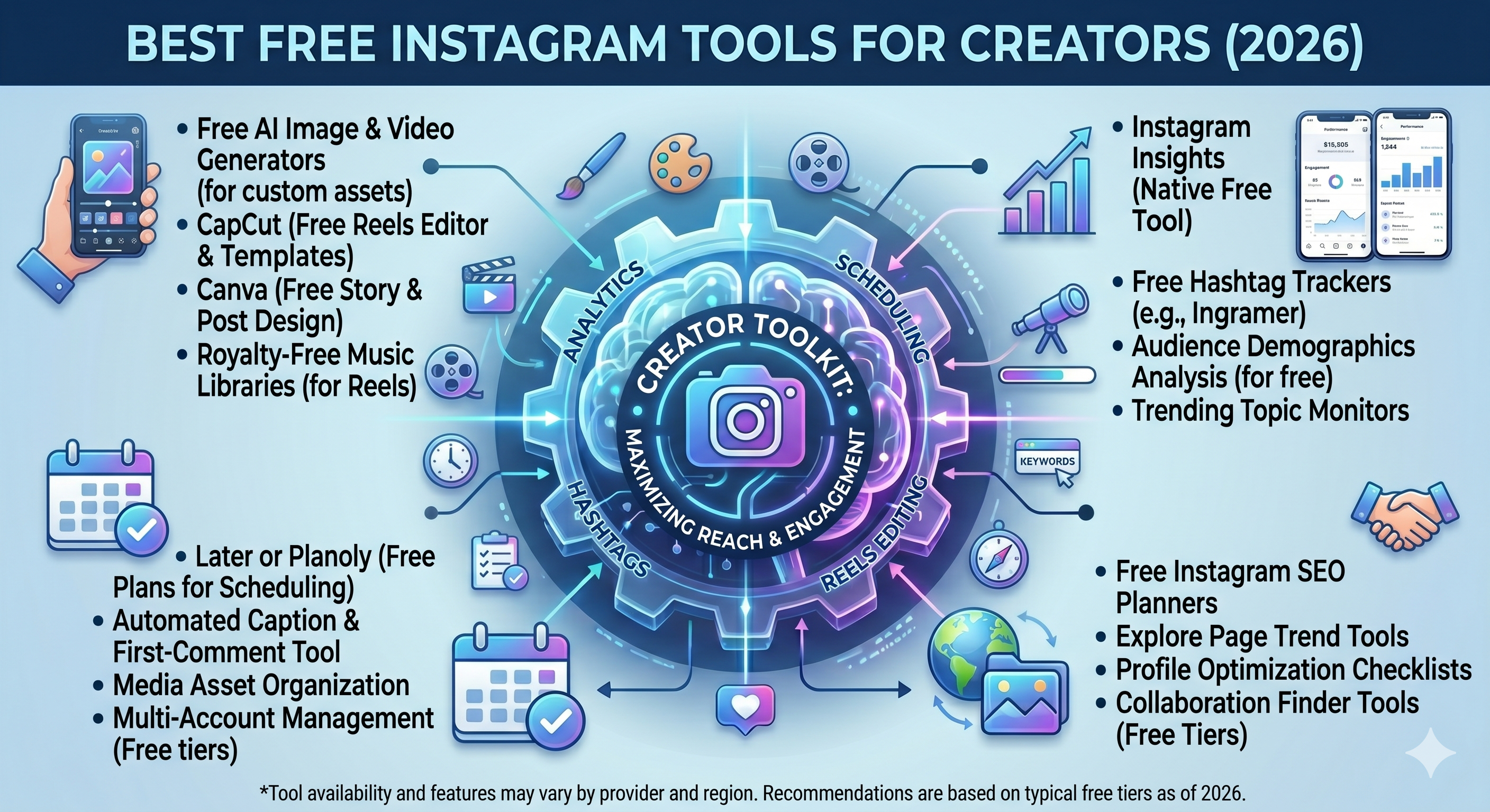 Best Free Instagram Tools for creators (2026)